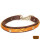 Halsband "NATIVE"  30-40 cm HELL-BRAUN auf DUNKEL-BRAUN