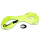 Eine neongelbe Modler Coated Rope Leine und genuine Biothane USA Logo