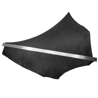 ein großer Lederrest aus Fettleder in verschiedenen Farben