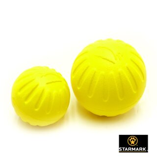 Zwei gelbe Bälle aus DURA FOAM von Starmark