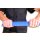 Zwei Hände, die ein blaues Bringsel / Beißwurst aus Nylcott ohne Schlaufen halten