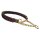 Fettleder Flechthalsband "BRAIDER CHAIN" 50-60cm, MESSING