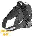 JULIUS K9 IDC-Geschirr Gr.3 schwarz mit SEITENRINGEN