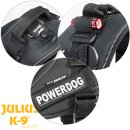 JULIUS K9 IDC-Geschirr Gr.3 schwarz mit SEITENRINGEN