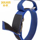 JULIUS K9 Halsband mit Gurtgriff / Klettfläche / Gr.1 / SCHWARZ