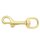 Ein Haufen Bolzenhaken / Karabiner aus Messing, Edelstahl und verchromt